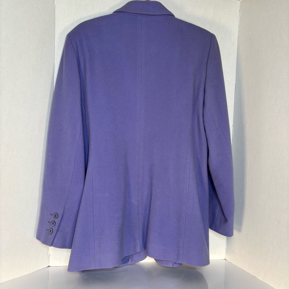 Harv’e benard- Lavender Single-Breasted Wool-Blend Blazer. Suze 16 - Picture 12 of 12